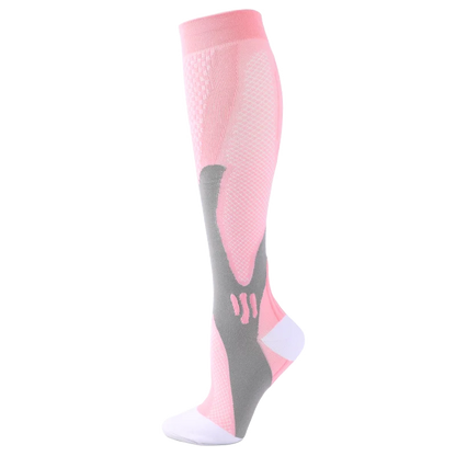 Compression Stockings Blood Circulation Promotion Slimming Compression Socks Anti-Fatigue Comfortable Solid Color Socks