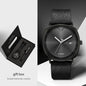 TOMI New 2PCS Luxury Business Men Watch Gift Box Set Simple and Casual Men Calendar Quartz Watch Pen Reloj Men Holiday Gift