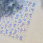 Colorful Water Bubble 5D Nail Art Stickers Goldfish Koi carp Dreamy Polarized Dreamlike Self Adhesive Delicate Manicure Decals