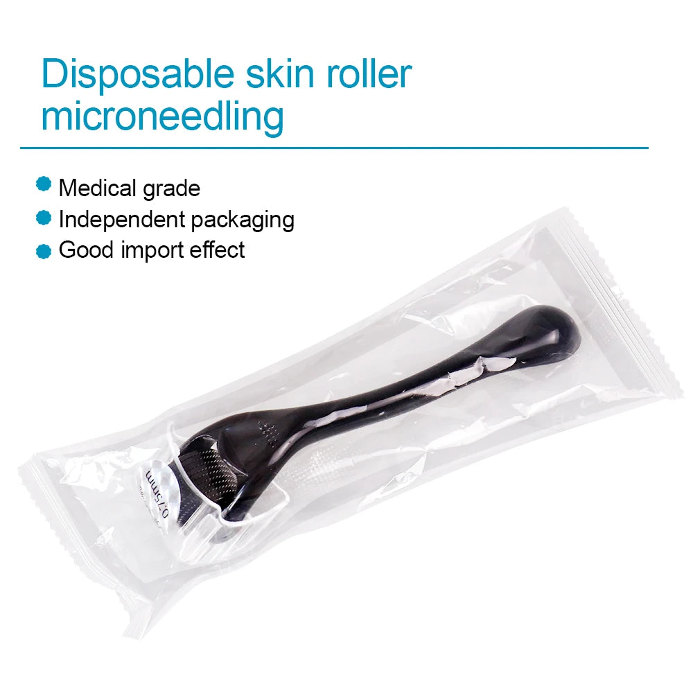 DRS 540 Titanium Derma Roller for Hair Regrowth Growth Mesoroller Beard Face DermaPen Skin Care Micro Needle Roller Dermaroller