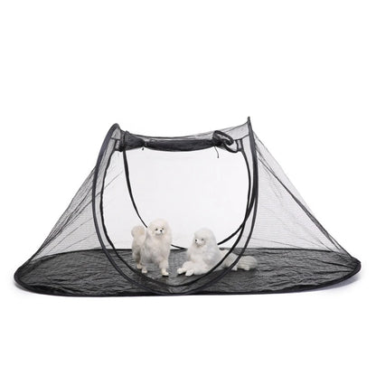 Foldable Camping Cat Dog Pet Door Stops Durable Grip Cloth Mesh Bird Rabbit Play fence Portable Animal Tent arenero para gato