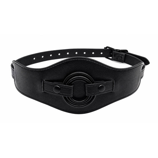 Sex toy SM leather with three-ring strap adjustable unisex private toy female penis