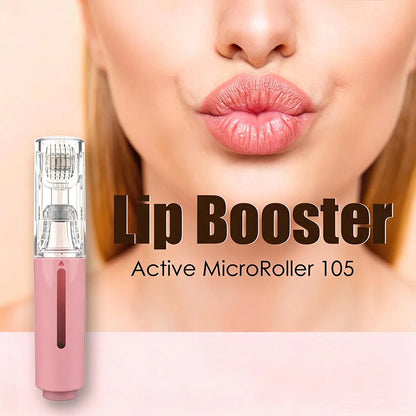 105 Titanium Needle Derma Roller Lip Boost Microneedle Dermaroller for Lip Beard Hair Care Micro Needle Face Massage Beauty Tool