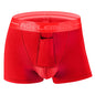 Bullet Separation Underwear Men's Ventilated and Breathable Summer Dry Underwear Ice Silk Pouch Ice Health Boxer Briefs