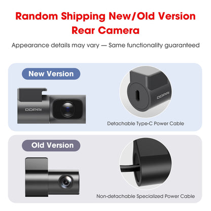 【Free 128G Card】DDPAI Z60 Dual Dash Cam Front and Rear 4K+1080P Dashcam Car DVR Dash Camera GPS ADAS Nightvision Park Monitor