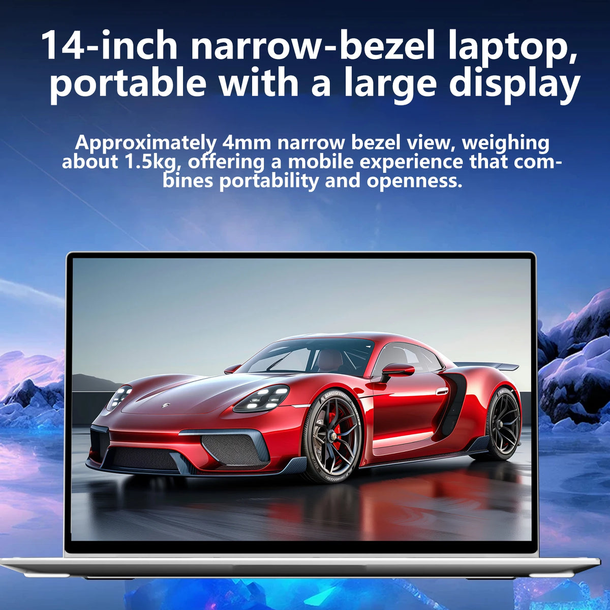 LENO Laptop 14.1" Windows 11 16GB RAM 2TB SSD Intel N3700 Ultra Slim Notebook Gamer 1080P  Display Office Study Computer PC