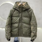Fashion Men's Hooded Down Jacket Fall Winter Thick Warm Outdoor Windproof Sportwear Coats Male Disposable White Duck Down Jacket