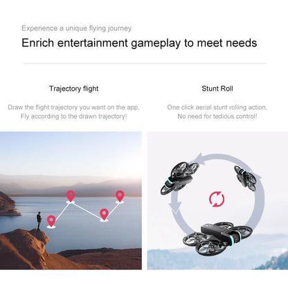 OnePlus D2 Drone 8K Aerial HD Intelligent Avoiding Obstacle with Larger Screen Remote Control Folding Brushless Power GPS Drone