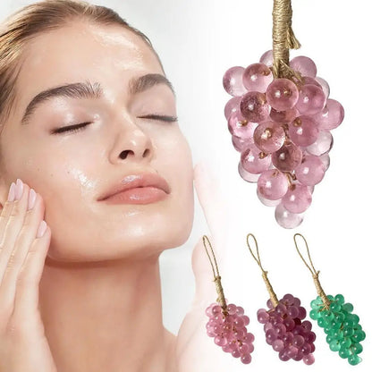 Grape Handmade Soap Natural DIY Crystal Soap Fruit Aroma Scented Soap Creative Gift For Home Fragrance Friend Gift Bathroom