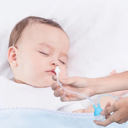 Mouth Suction Nasal Aspirator for Baby Infant Cleaning Nose Inhaler Nasal Mucus Clean Pipe Anti-reflux Nasal Aspirator