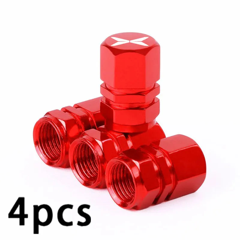 Car Wheel Tire Valve Caps Tyre Stem Covers Accessories For Xpeng N5 P5 P7 P7i X9 M03 460 G3 G3i G6 G9 G9X X2 X9 H93 Xiaopeng