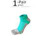1/5 Pairs Summer Toe Ankle Socks Cotton Colorful Mesh Breathable Shallow Mouth Sweat-Absorbing Deodorant No Show 5 Finger Socks