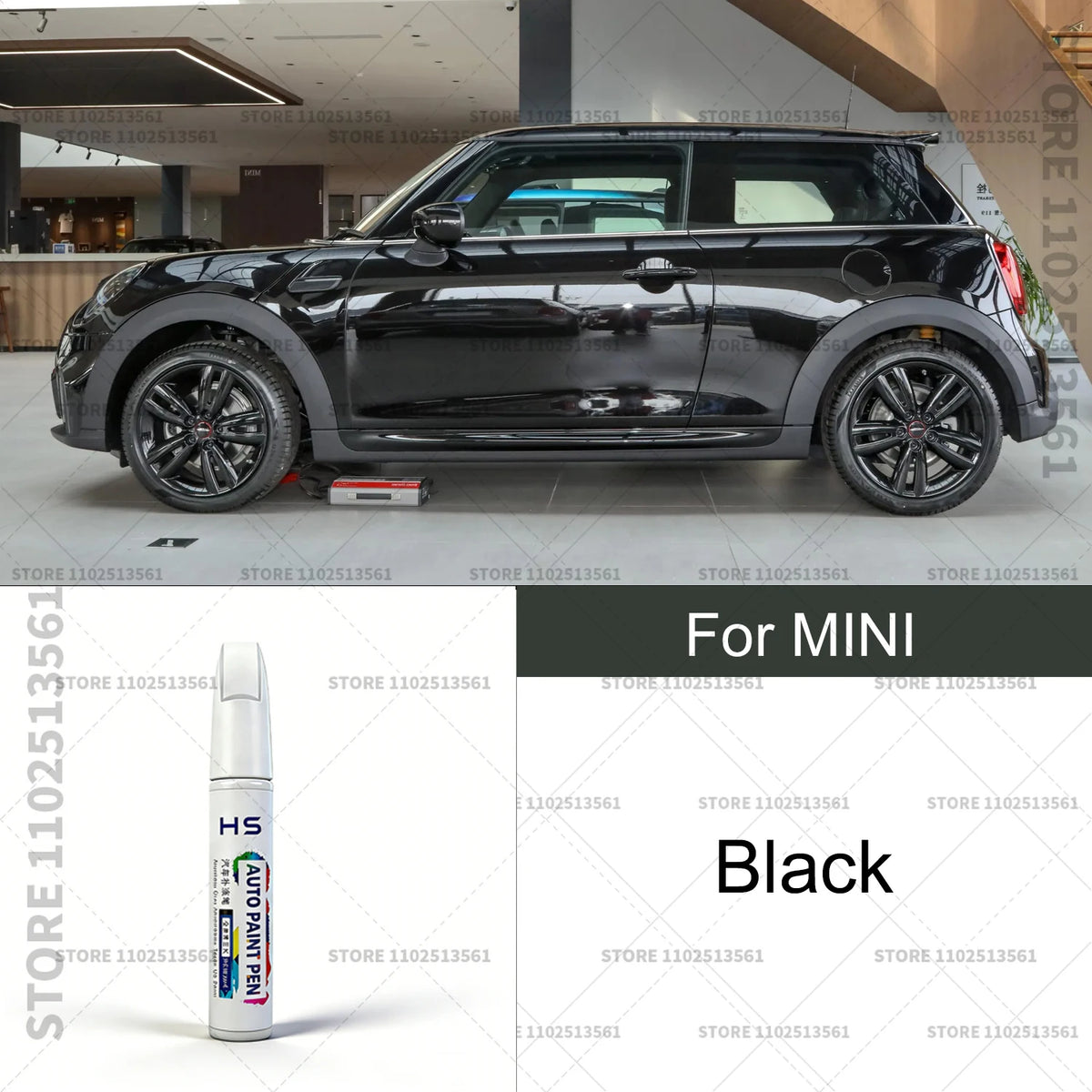Car Paint Repair Pen Touch Up Scratch Remover DIY Auto Accessories For 2001-2025 MINI Black White lsland Blue Gold Green Grey