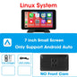 7/10.26" Wireless Carplay Screen for Car,5G Wifi Dash Cam 4K Car DVR,Android Auto Dual Lens GPS Navigation Video Recorder,FM AUX