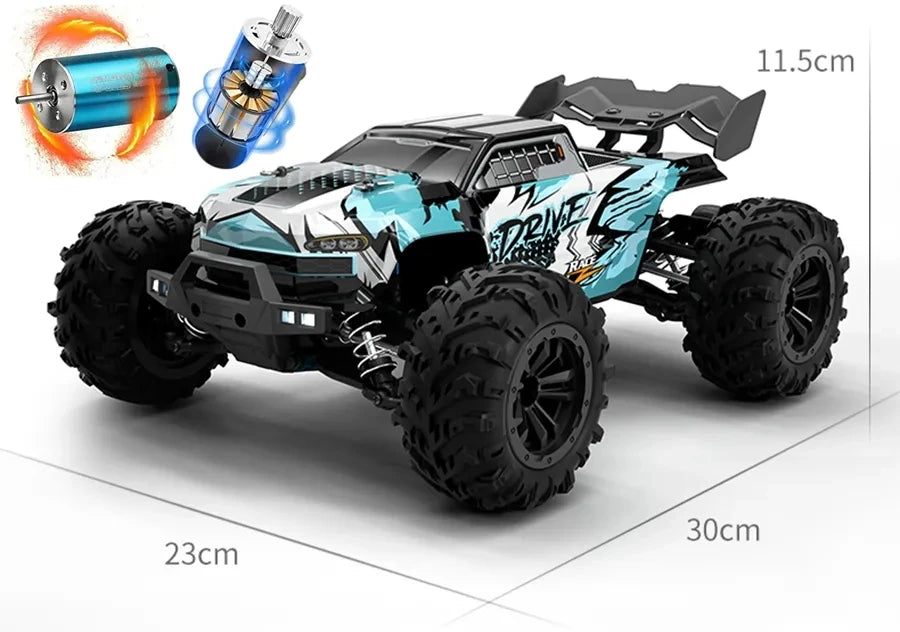 4WD Remote Control Car Off Road 4x4 RC Car High Speed Buggy Truck Super Brushless 50 or 80KM/H Fast Drift Racing Toy Gift