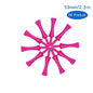 Plastic Golf Tee Pack 50/100 Pcs Step Down Golf Tees Colorful For All Over Sized Driver Irons Hybrids Longer Distance Drop Ship