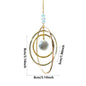 Suncatcher Hanging Crystal Moon Catcher Pendants Wind Chimes Rainbow Prism Window Drop Bell Christmas Tree Home Decor