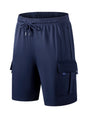 Summer Men's Sport Shorts Male Breathable Loose Multi-pockets Cargo Shorts Outdoor Jogging Fitness Casual Drawstring Mens Shorts