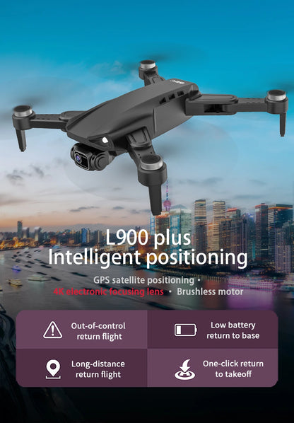 L900 Plus GPS Drone 4K Professional 5G HD Dual Camera Photography Brushless Foldable Quadcopter With Large Screen RC Drones Toys