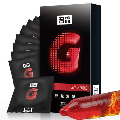 10pcs Hot Sale Wholesale Condoms in Bulk Different Type Of Penis Sleeves Extra Lubricated Smooth Condoms Contracepation Sex Toys