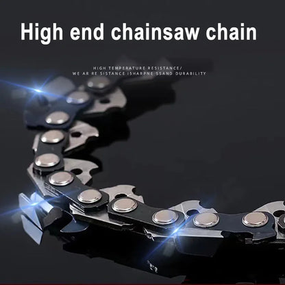 12" Guide Bar & 45 Link Chain Set 3/8"LP Pitch 0.050" Groove Width Rounded Teeth Alloy Chainsaw Components 12 Inch Electric Saw