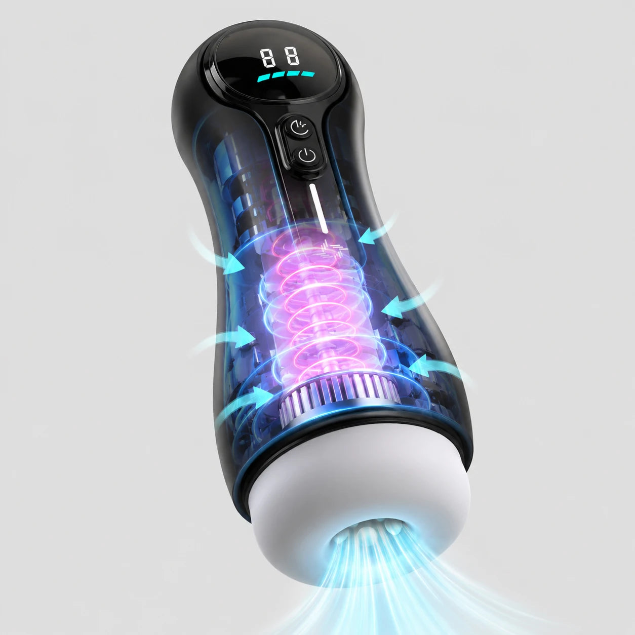 Automatic Male Vibration Masturbator Blowjob Sucking Machine Masturbation Cup Silicone Vaginal Sex Toys for Men Adult Goods