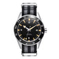 41MM Sapphire Glass 100m Waterproof Japan  Automatic Luminous Mens Watch Nylon Strap