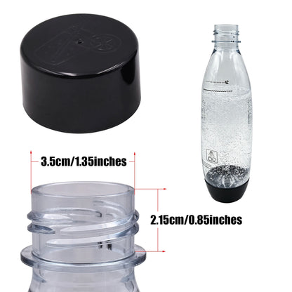 2-Pack Sparkling Water Bottle Cap, Carbonating Bottles Lid, Soda Machine Bottle Caps