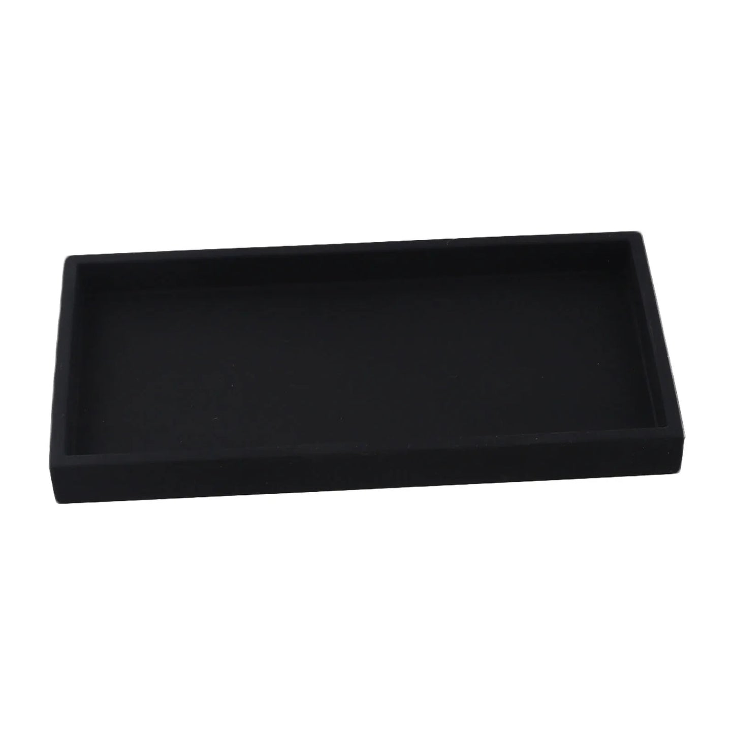 Bathroom Counter Tray Silicone Bathroom Vanity Tray Soap Dispenser Tray Countertop Storage For Dressing Tables