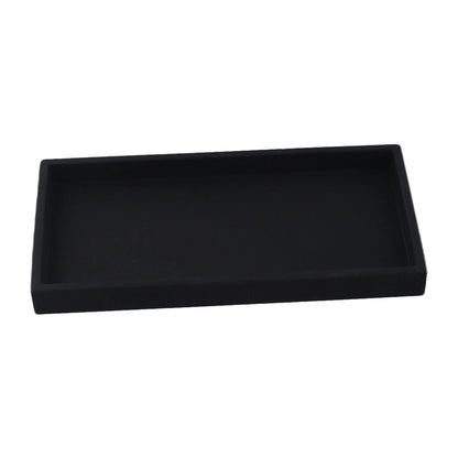 Bathroom Counter Tray Silicone Bathroom Vanity Tray Soap Dispenser Tray Countertop Storage For Dressing Tables