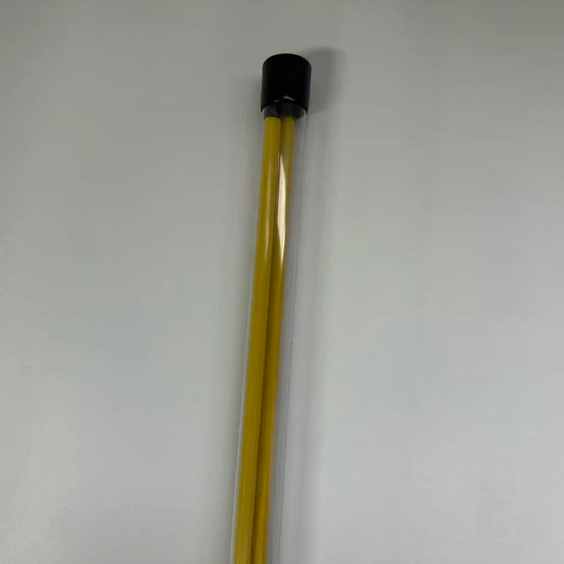 PGM 2 Pcs Golf Alignment Sticks Alignment Rods Direction Indicator Swing Guide Tool with Clear Tube Case for Full Swing Practice