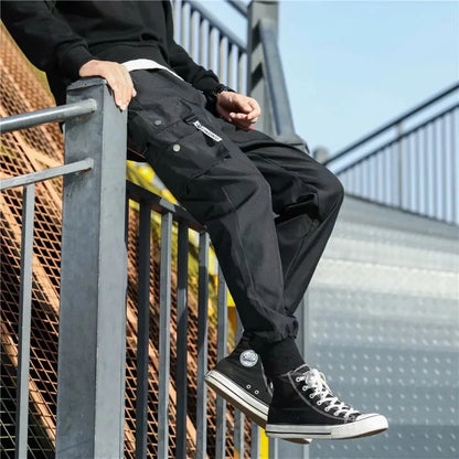 Men Cargo Tactical Pants Work Combat Multi-pockets Casual Training Trousers Overalls Clothing Joggers Hiking Male Cargo Pant