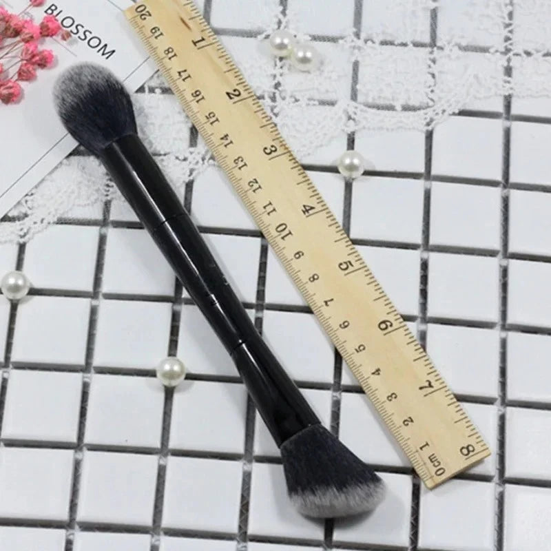 Double Ended Makeup Brushes Face Brush Repair Brush Contour Brush for Liquid Cream Powder Face Beauty Cosmetic Tools