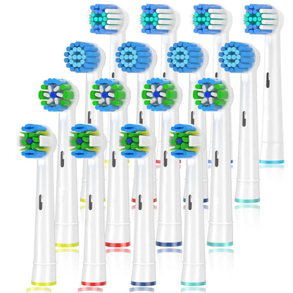 Replacement Toothbrush Heads Compatible with Oral-B ,4-12 Pcs Electric Brush Heads for Oral B Replacement Heads Pro500/1000