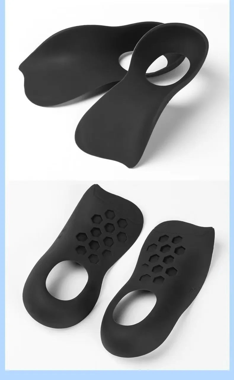 Orthotic Insoles For Flat Feet O-Shaped Legs And Plantar Fasciitis - Unisex Arch Support Shoe Inserts