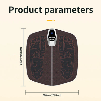 Foot Massage Mat with Microcurrent Electric Foot Relaxation Massager,  foot massage pad