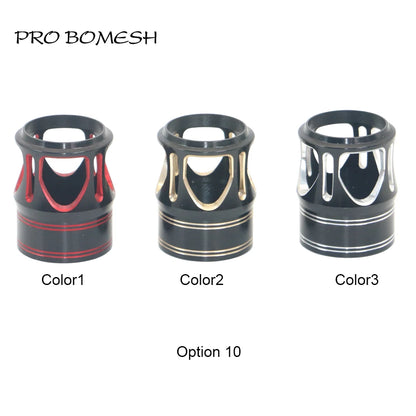 Pro Bomesh Aluminum Locking Nutt Fishing Reel Seat Decorative Trim Part DIY Fishing Rod Component Accessory