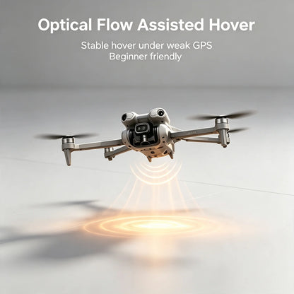 GT50 RC Drone Professional 4K HD Dual Cameras UAV Intelligent Obstacle Avoidance Dron Optical Flow Hovering Quadcopter Kid Gifts