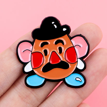 Cute Robot Enamel Pin Cartoon Dog Brooch For Coat Women's Brooches Fashion Lapel Badges Jewelry Gift for Friends