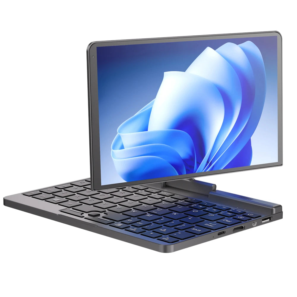 CRELANDER P8 8 Inch Mini Laptop Touchscreen Rotating 360 Degree Intel Alder N150 12GB WiFi6 Notebook Tablet PC Protable Laptops