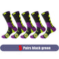 Elite Sport Cycling Basketball Socks Compression Running Man Black Trend Breathable Long Hiking Damping Athletic Professional