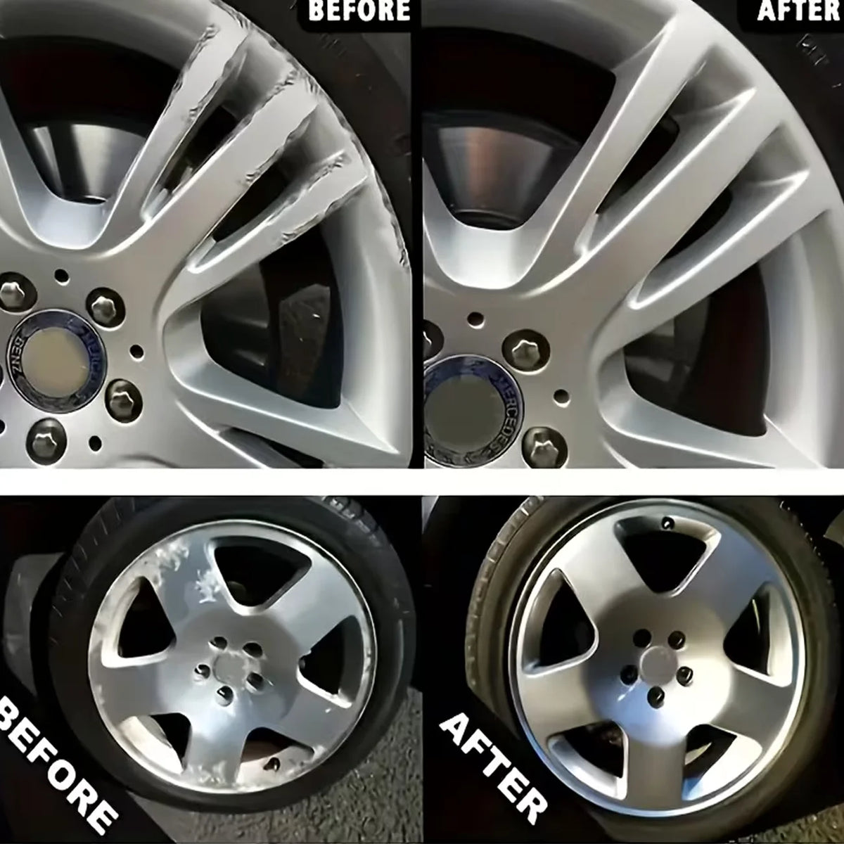 FARIENNE Silver Car Rim Touch Up Paint Pen Quick Repair For Wheel Scratches Chipped Paint And Metal Surface Blemishes
