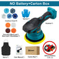 Gisam Cordless Car Polisher 8 Gears Adjustable Auto Electric Waxing Sanding Sealing Glaze Power Tool Fit Makita 18v Battery Pin