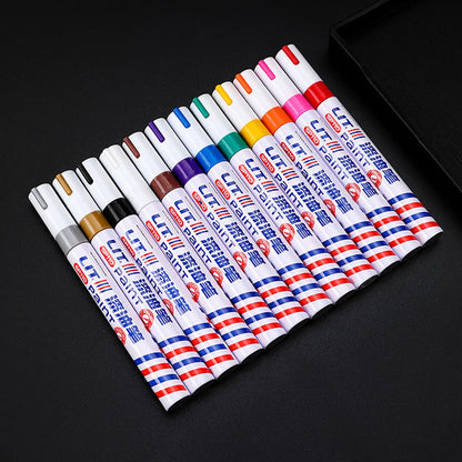 Car Paint Corrector Pen White Red Black Paint Repair Pen Auto Wheel Tyre Oily Paint Marker for Car Styling Scratches Fix Care ﻿