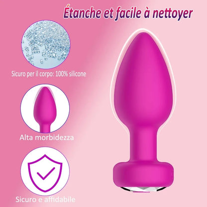 Powerful Small Anal Vibrator for Gay Wireless Remote Control 10 Frequency Vibration Prostate Massager Female Vagina Massager
