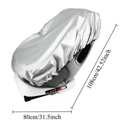 1PC  Baby Car Seat Sun Shade Cover Blocks Out Heat & Sun UV Covers Universal Baby Travel Accessories Cool Shade
