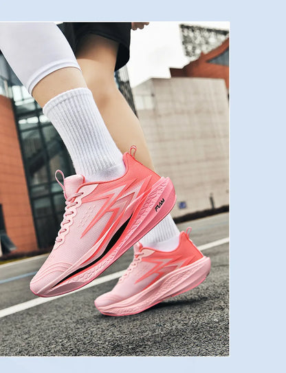 Men Running Shoes Speciality Marathon Sports Shoes Breathable Lightweight Carbon Board Women's Trend Athletic Sneakers Women
