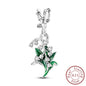 Original 925 Sterling Silver Charm Beads Clover Sunflower Tulip Carnation Pendant For Women Jewelry Fashion Gift