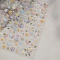 Wild Daisy Crystal Diamond Nail Sticker 5D Adhesive Flower Trendy Nail Art Stickers DIY Nail Art Decorations 3D Manicure Decals
