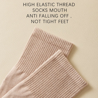 Hot Sale Men's Cotton Toe Socks Moisture-Wicking Odor Control Seamless Toe Design Long Crew Socks for Sports Daily Wear